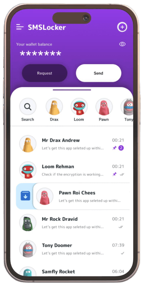 smsLocker — product screenshot